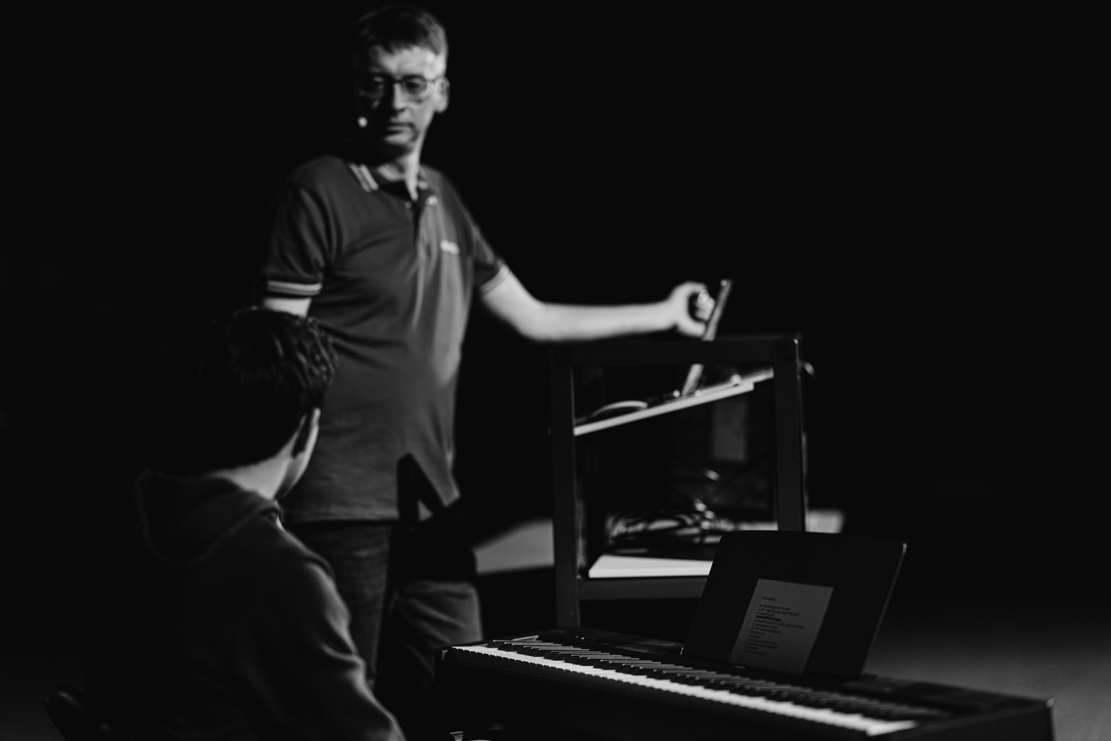 Frank and Vik Delporte on stage at a conference