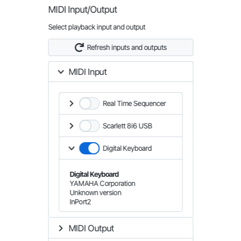 MIDI Connections
