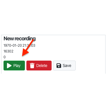Playback Recordings